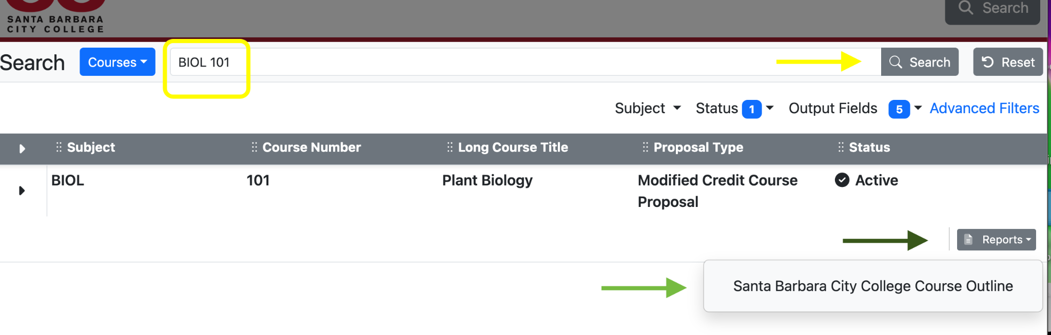 CurrIQunet screenshot showing successful retrieval of COR listing